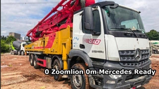 İkinci El 2021 SANY 65m Beton Pompası Kamyonu Benz Şasi