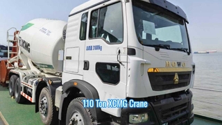 Arnavutluk'a 8 adet yepyeni XCMG 12m³ beton mikser kamyonu
