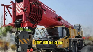 2025 SANY 200 Tonluk Kamyon Vinç SYM5602JQZ200C8 Satılık Düşük Saatlerde Kullanılmış